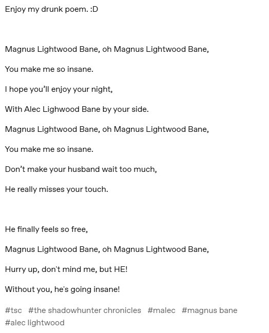 ParimNikki's tweet photo. I just remember my stupid drunk "poem" from a year ago I posted on Tumblr. 😂 Yeah, I'm a stupid cringy millenial having a time of my life, revisiting my early 20 something obessions. 😂 Have fun. 😂 https://t.co/q15PTq3mfR