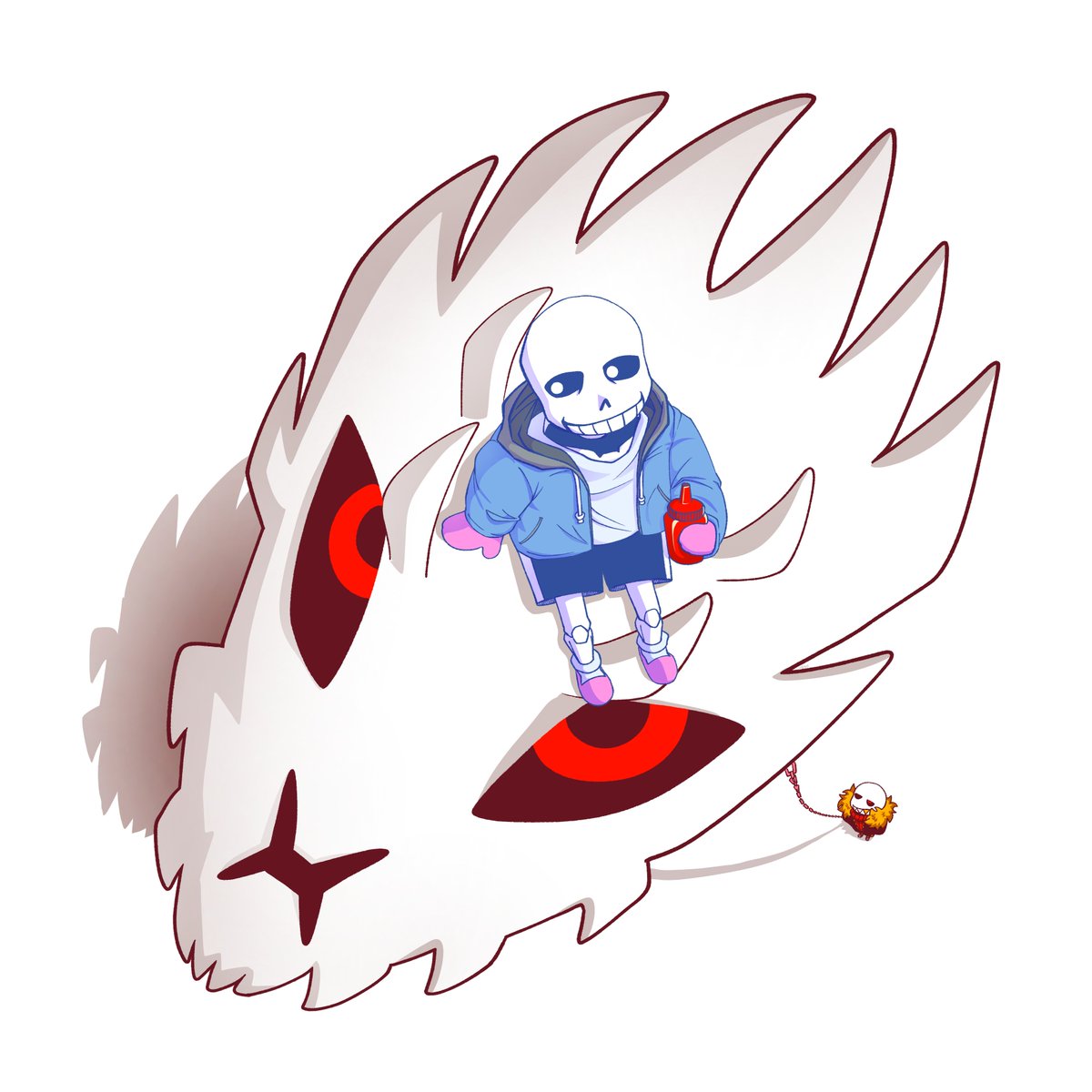 AndersMar520's tweet photo. #kustard #undertale #underfell #fellsans #sans #芥末番茄 
❤️Some kustard💙 https://t.co/l2r9dBtARH