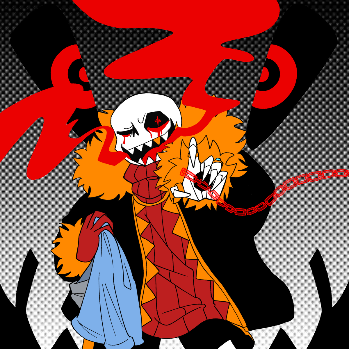 AndersMar520's tweet photo. #kustard #undertale #underfell #fellsans #sans #芥末番茄 
❤️Some kustard💙 https://t.co/l2r9dBtARH