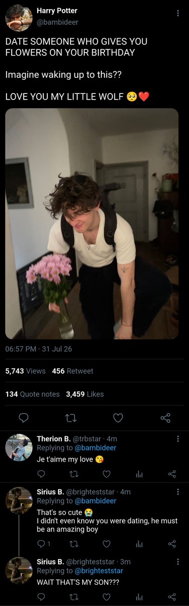immeegrace's tweet photo. And that's how Sirius found out that Harry was dating his son https://t.co/c9csr4rka9
