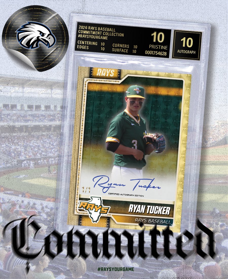 RaysIllinois's tweet photo. GRB Rays Illinois 2027 INF @TuckBaseball3 has committed to @KCC_BSB. Congrats Ryan! https://t.co/xmUZblefsJ