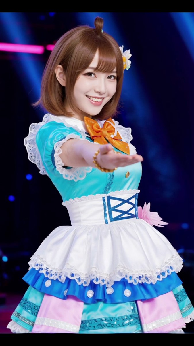 ai_douga_lab's tweet photo. 昨日 8/1 は、#lovelive #Aqours #高海千歌 ちゃんの #誕生日 でした
以前作った動画ですが観てもらえたらうれしいです🍊

【ローカルAI/コスプレIV】～ School Idol ～
https://t.co/KgqUBkmjxT

#ニコニコ動画
#AIコスプレ #高海千歌生誕祭2026 https://t.co/Hb9RiLvT3Z