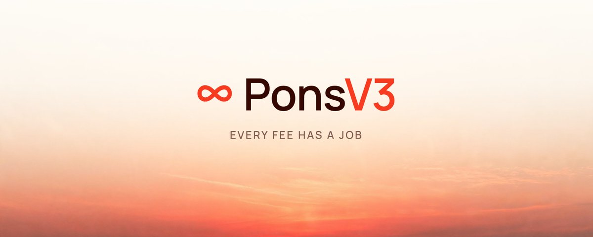 ponsv3dotfun's tweet photo. Most tokens die the same way: fees flow to a wallet, promises flow to the timeline, and neither ever meets the other.

We built PonsV3 so the promise is the mechanism. You choose what your token's fees do at launch, it gets written into the token, and a machine executes it every five minutes. Nobody has to trust anybody.

https://t.co/Pt7NISW8up