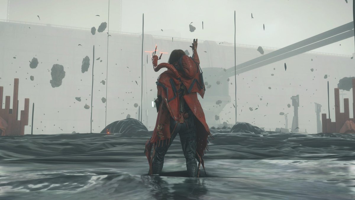 bluesyrax's tweet photo. he’s back!!

#deathstranding2 https://t.co/sdgCa50KhZ