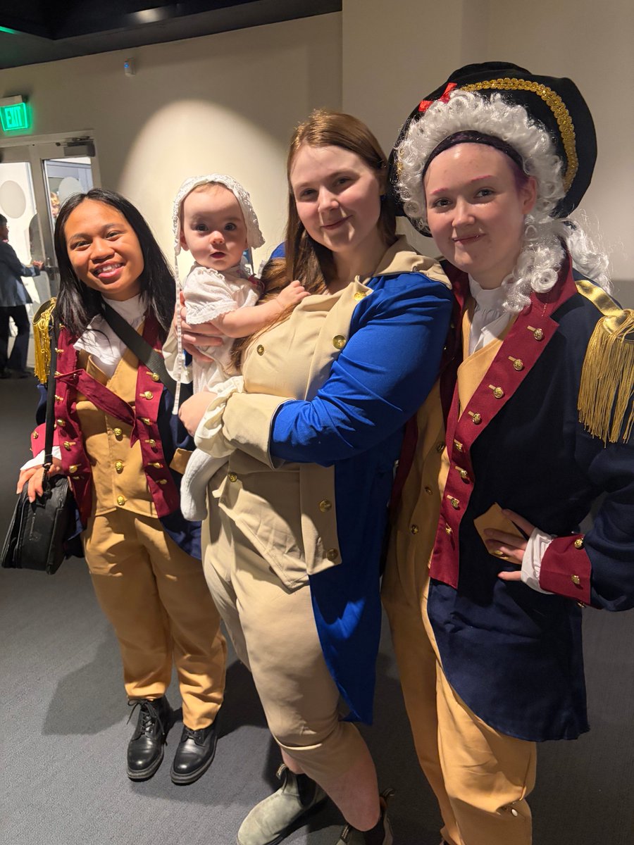 KimOnKUOW's tweet photo. Inspiring day at Seattle’s #MOHAI to see archival documents from nation’s founding, including an engraving of the Declaration of Independence from 1823. Sadly I didn’t dress as well as these folks for the occasion https://t.co/5kknTlJuq9