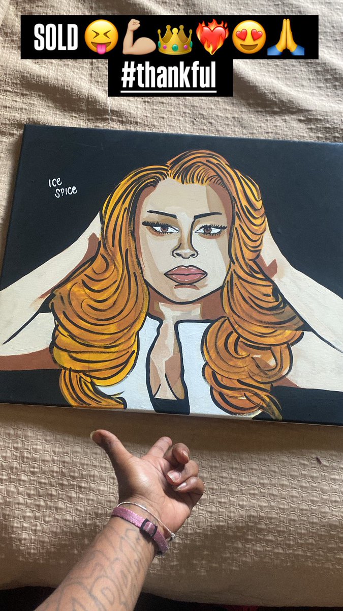 92sturdy's tweet photo. SOLD ๐๐ช๐ผ๐โค๏ธโ๐ฅ๐๐YAAAAAAAAS ๐ฅ๐๐ฅฐ๐ #thankful #firstofthemonth #fypage #artist #soldpainting https://t.co/ND3lDKxPiP