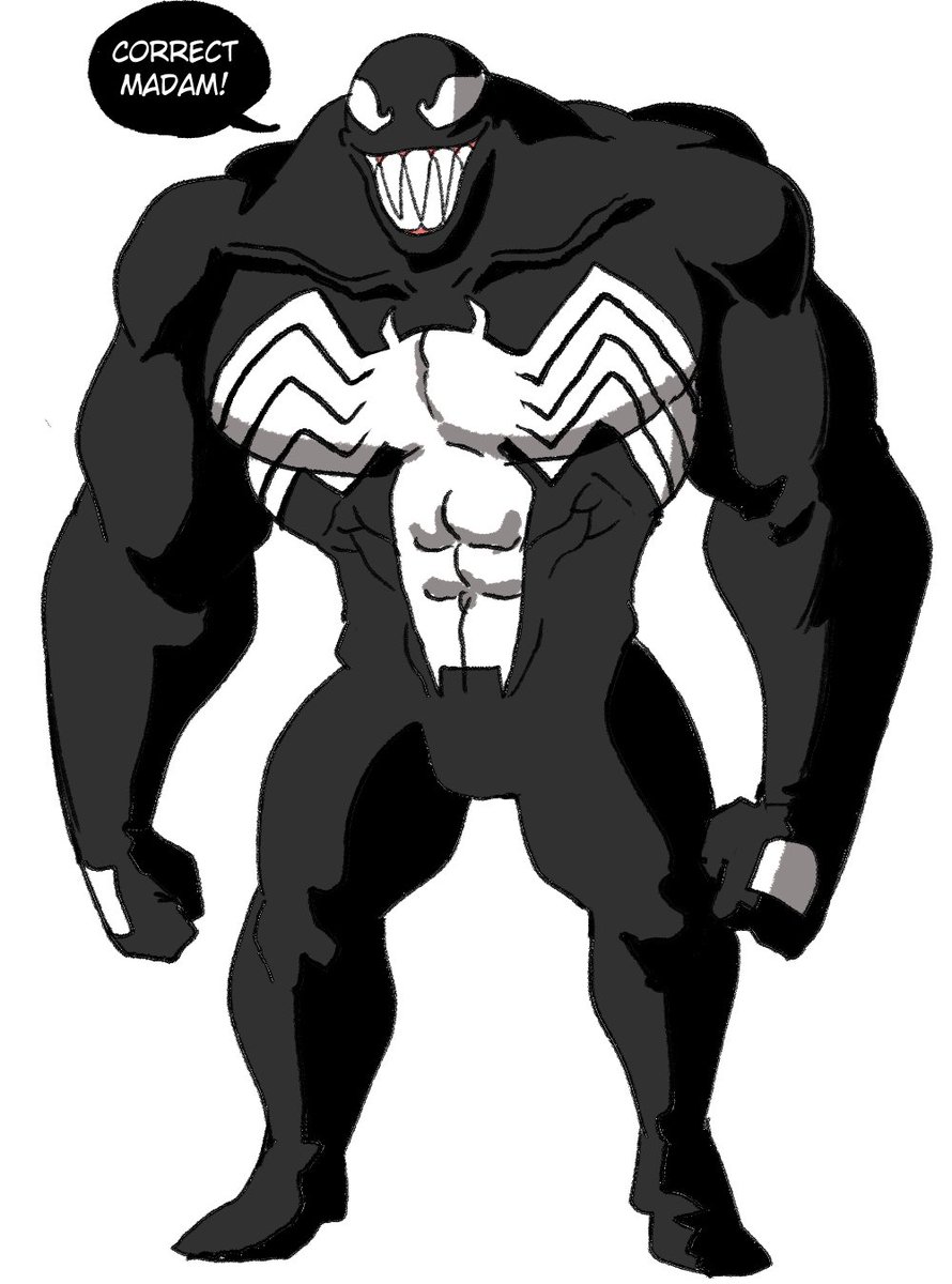 wanderjegson's tweet photo. Quick Venom because i drew the wrong logo, my bad https://t.co/2GrpZyNvNT