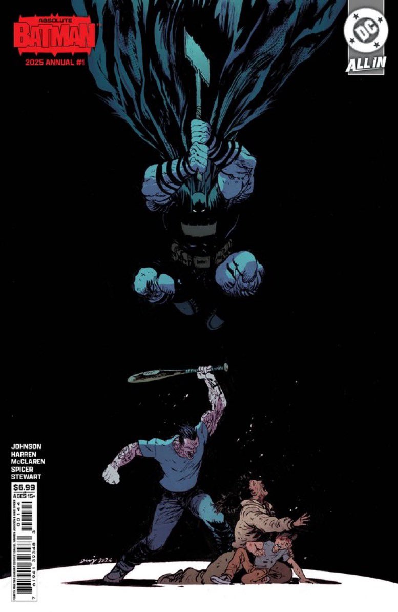 BatmanHypeGuy's tweet photo. Absolute Batman 2025 Annual fourth printing cover by Daniel Warren Johnson revealed! https://t.co/1A3QnDRWD3