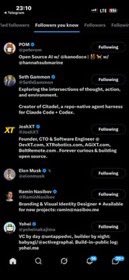 TdunnoA's tweet photo. Wow, he’s followed by Elon Musk? 

0x94eb2e5865e45c150142d1d9a0f3b04a7369f8d8 https://t.co/HWSsjAphxD