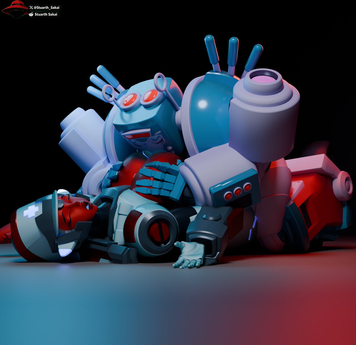 Stuarth_Sakai's tweet photo. "Reconciliation: Part 2" 
20 🔄 to see a dominant Red

Models: @MadKatz8 

#Transformers #TransformersIdw  #Nickel #Red_Alert #vavelplug #nsfwtwtًً #NSFWㅤ #rule34ㅤㅤㅤ #rule34art #3D #3Dart #3Dnsfw #lesbiansex #porn #robotic #blender #render https://t.co/fEebu2lG1L
