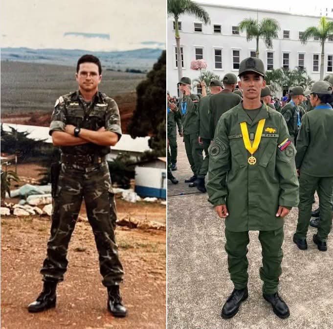 Tamara_Navarro's tweet photo. De ser una institución respetada y profesional, a convertirse en un reflejo del deterioro general. La imagen del soldado en 1986 vs. 2026 no solo muestra el contraste de un uniforme, sino la pérdida absoluta de institucionalidad, porte y dignidad. Muestra gráfica de la decadencia https://t.co/BBmTFjARlx