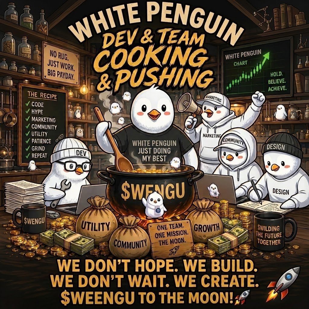 TheHustler_m1l's tweet photo. The difference between hype and longevity?

Builders.

While others wait for miracles, the $WENGU team is busy building—code, marketing, community, utility, day after day.

We don't hope.
We build.
We don't wait.
We create.

That's how movements are made. 🚀🐧

#WENGU #cryptogems https://t.co/Kh1cGxmEEx
