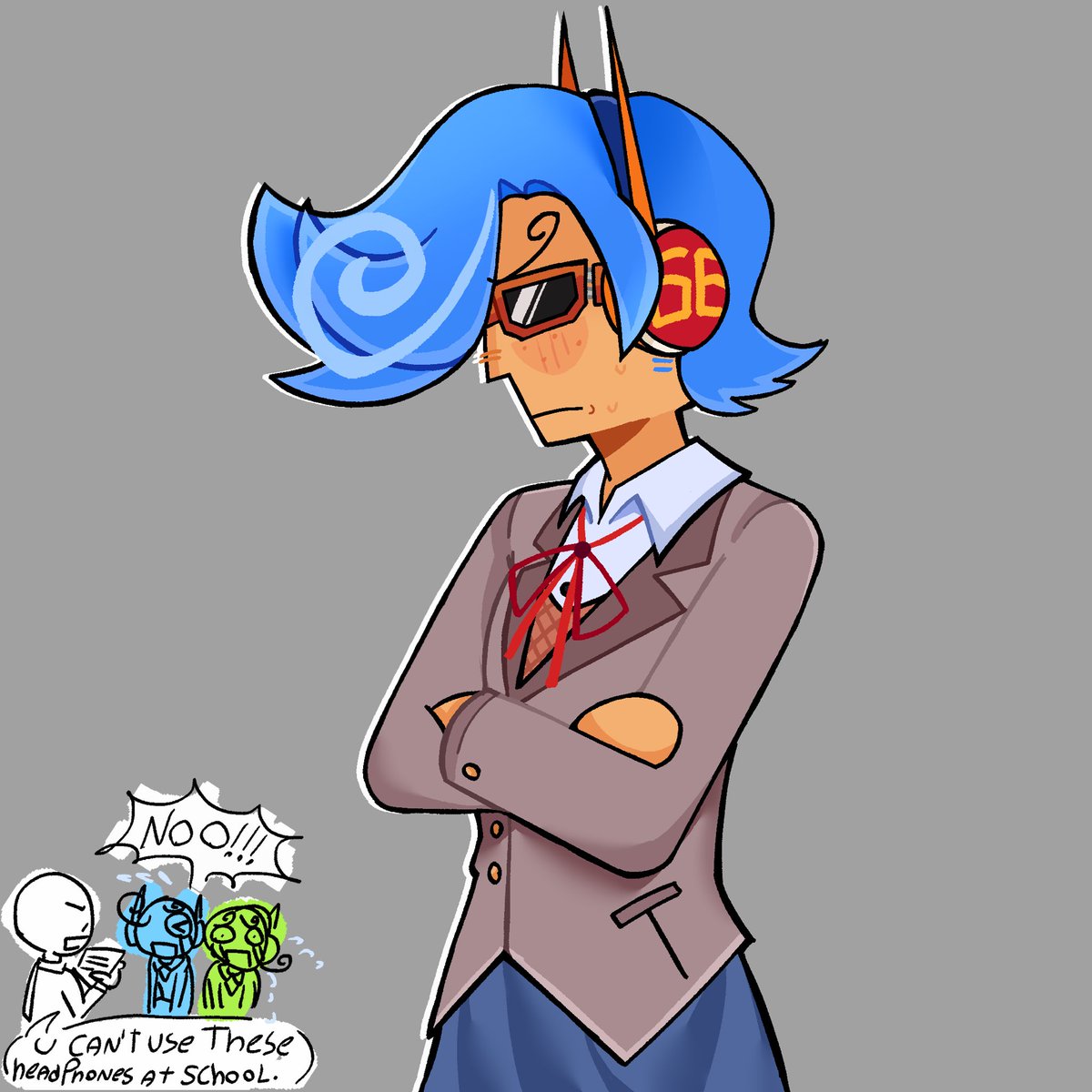 cheezxo's tweet photo. Im not a dere, tsun-tsundere 
#ONEPIECE #ddlc #fanart #vinsmokeniji https://t.co/Zndd1txaj0