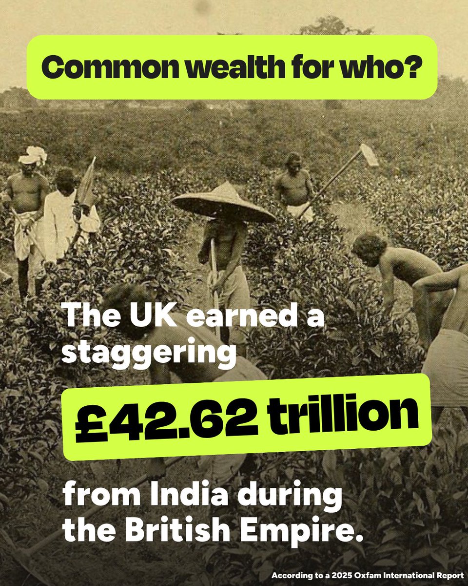 FairtradeUK's tweet photo. Today, many farmers in former Commonwealth countries still aren't paid fairly while global supply chains generate billions. 

The Empire is gone. The imbalance isn't.

#Commonwealth #decolonize #colonialism #DoItFair #Fairtrade https://t.co/4NeGX1dyzm