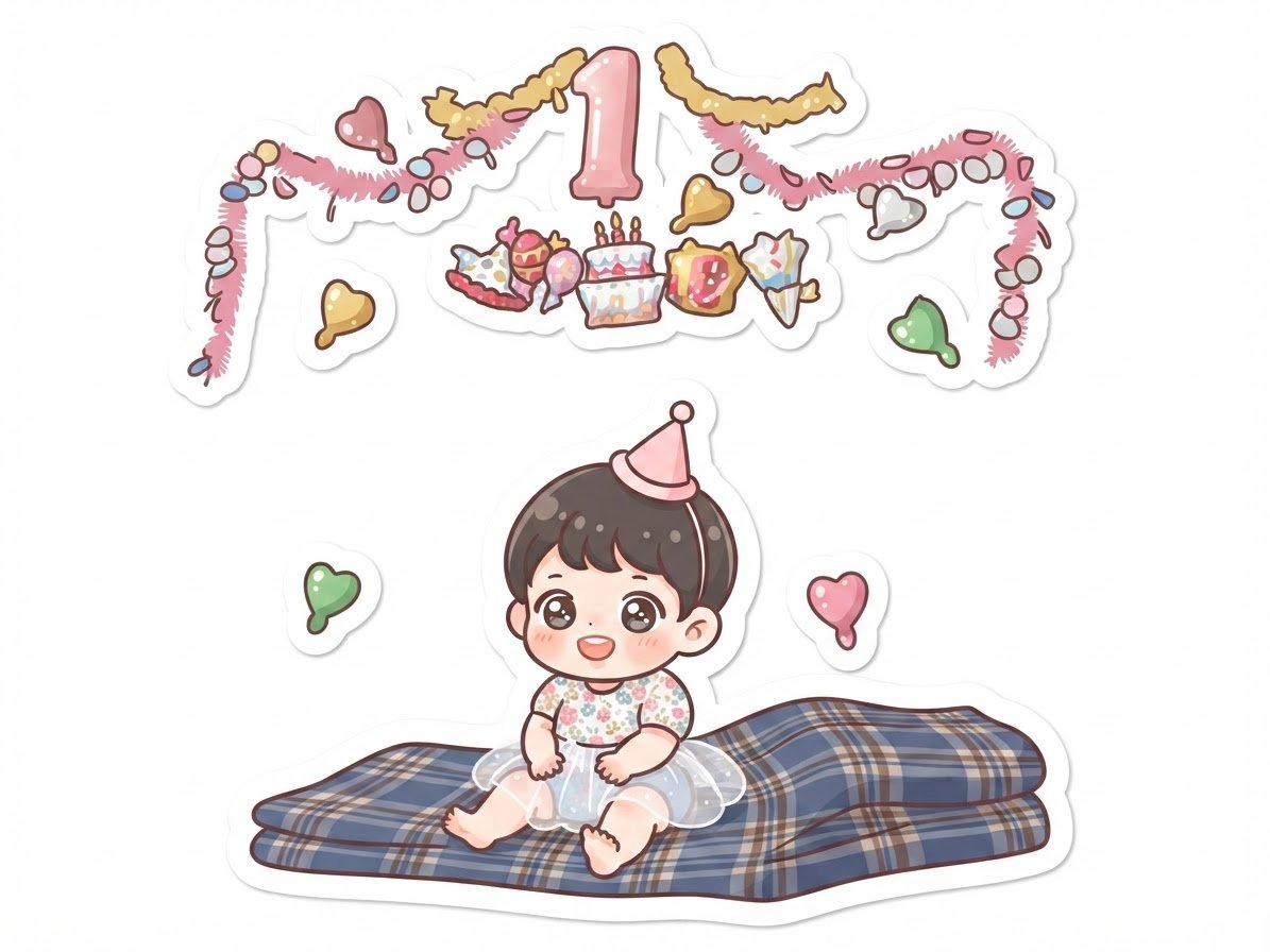 chatorara_chat's tweet photo. 昨日はコチャミの1歳の誕生日🥳
一升餅、スマッシュケーキ、選び取りカードといろいろやりました😌選び取りカードは医療従事者を選択！将来は看護師になるのかな😌
子供の成長ってめっちゃ早いね😌来年はどうなってるかな😌楽しみだ😆 https://t.co/mueJxZW58t
