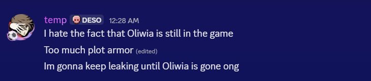 Felixio67's tweet photo. #dctwt not the main leaker hating Oliwia i- https://t.co/1HUEeWV8Ln