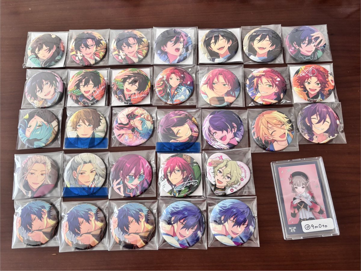 9m0to's tweet photo. あんスタ 交換 譲渡
コレクション缶バッジ イベコレ テーマスカウト フィーチャー

譲❀英智 渉 スバル 真 北斗 真緒 奏汰 忍 藍良 マヨイ 凪砂 茨 日和 ジュン ひなた HiMERU こはく 友也 なずな 創 つむぎ 夏目 司 泉 レオ 嵐 ジュイス 望見 https://t.co/Oa0BGvyAcK