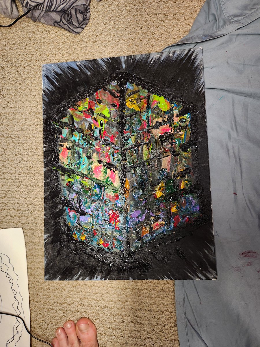 CMCPsychonaut's tweet photo. Art as it's happening folks. Join us later mid trip to discuss. https://t.co/YsgLQN0hrs #art #livestream #psychedelicart #cubensis #gaming #arttalk https://t.co/Dy0bgSUpMd