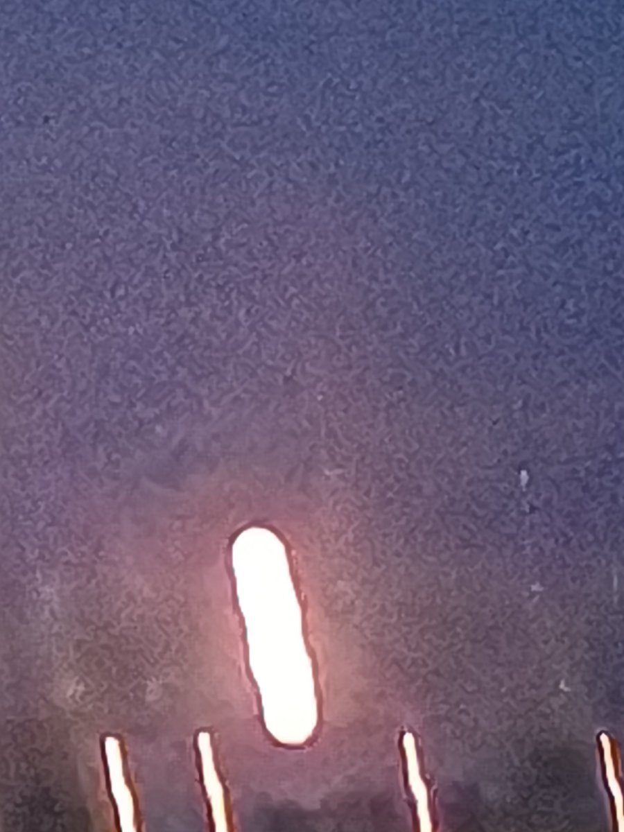 DidoWalker's tweet photo. Buck Moon 
My camera's eye
Sees nothing like the moon on high
Bright copper orange
Like its on fire
But my own lens sees
&amp; thats enough.
Winter &amp; its winds were rough
Now the desert sands
Glisten in the moons face
I love nature dawn to night
Nought can that erase.
#Buskerverse https://t.co/SPCgzqZcbg