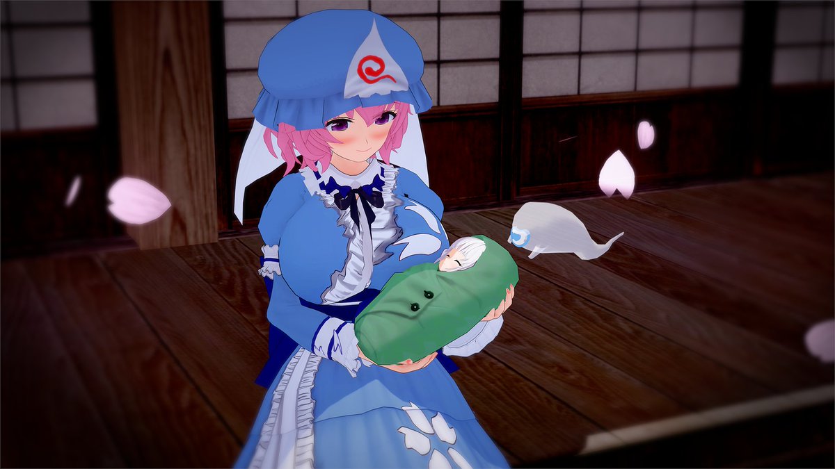 Hakugyokuro, 1950 #touhou #東方Project #西行寺幽々子#魂魄妖夢