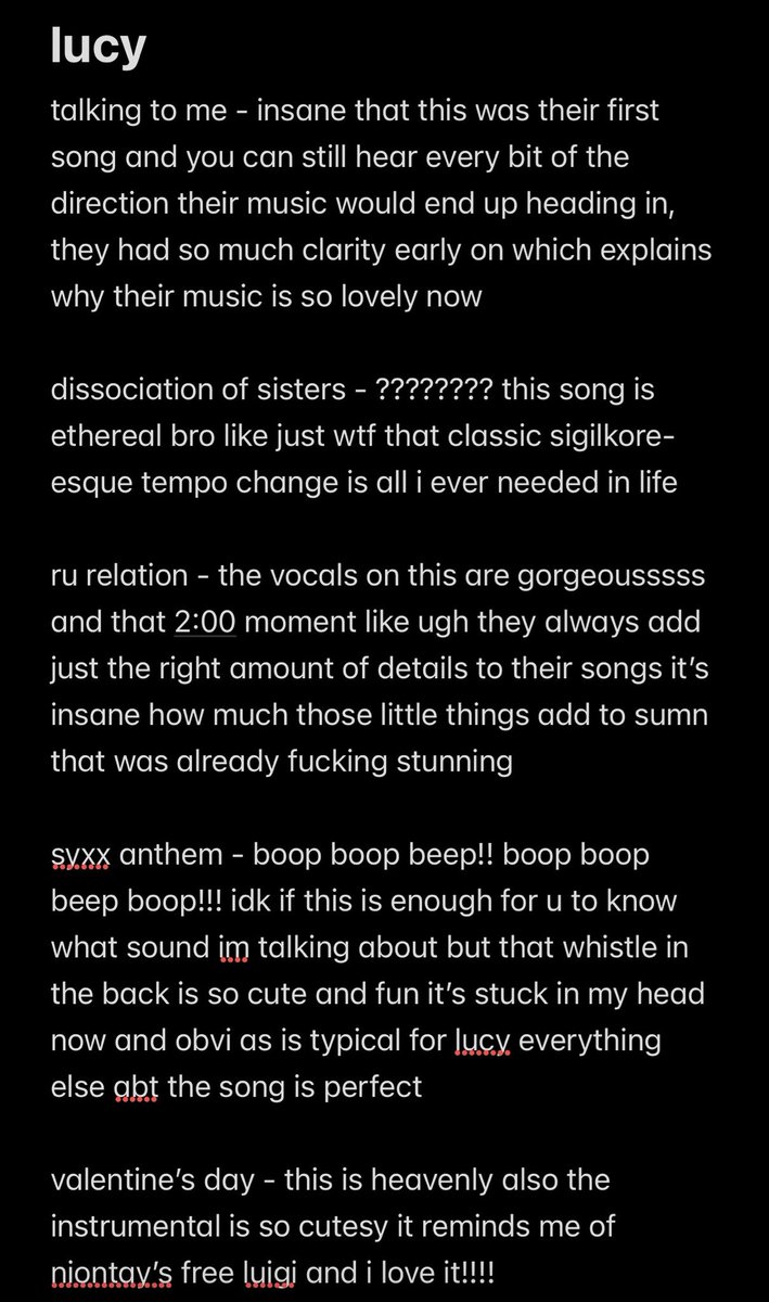big1jane's tweet photo. @prynxessmoon YAPP but here are my thoughts on every track as shortened as possible 😖 didn’t wanna reply to u with a whole thread lol but ended up doing so anyway! https://t.co/BI70rYorqZ