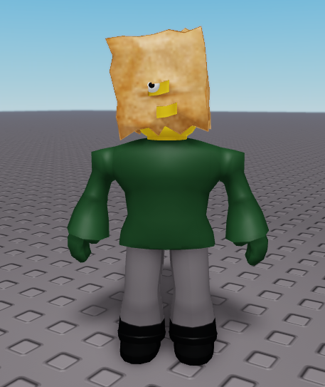 hahausergobrrrr's tweet photo. i tried cosplaying paper bag ragdoll https://t.co/XLXZpJhFYd
