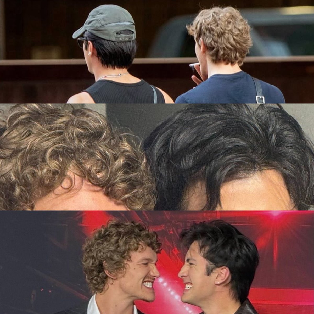 wendrryyyy's tweet photo. so obsessed by how their hair are soooo different but compliment each other so badddd https://t.co/3AFXkRrACW