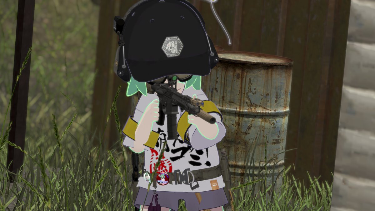 VGomiii_'s tweet photo. 初フラッグ奪取🚩🚩
LMG楽しい！
#ShooterZoneVRC https://t.co/puM4v19BTF