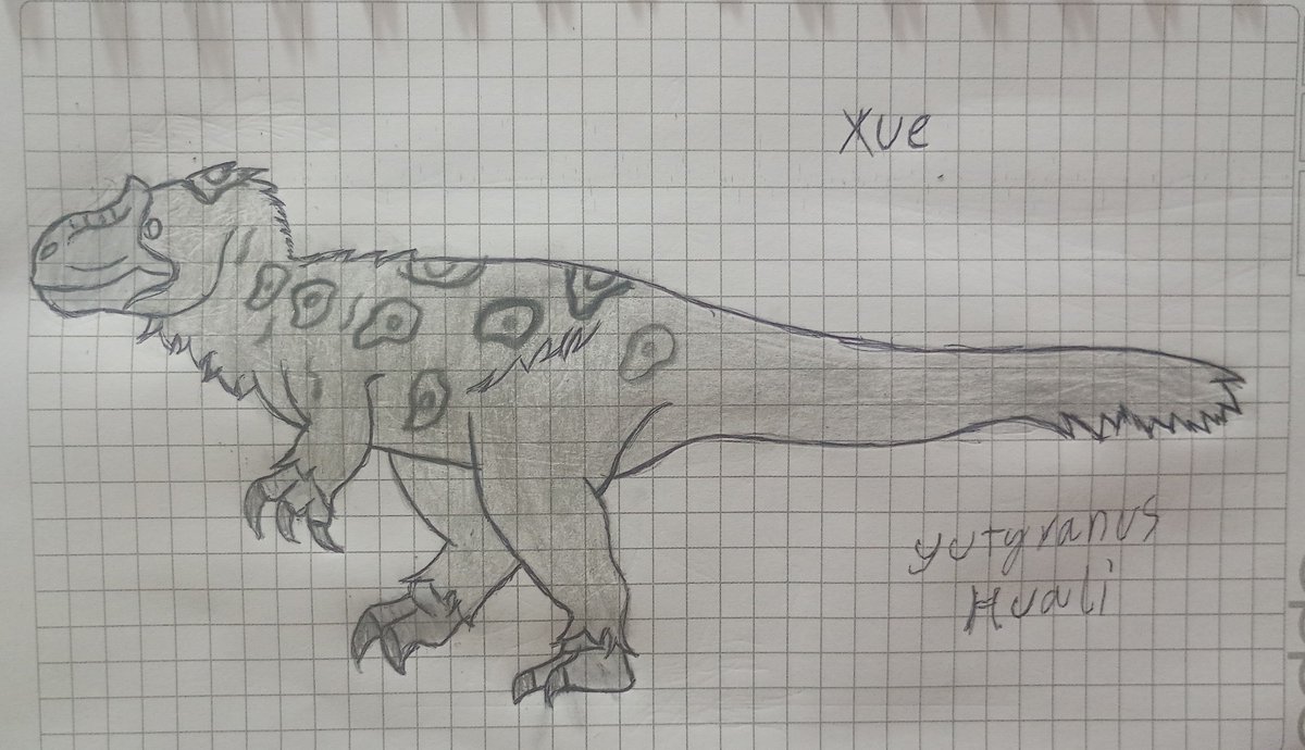SWAMIS123REX's tweet photo. Xue, un Chico Yutyranus https://t.co/sWgLak4qXJ