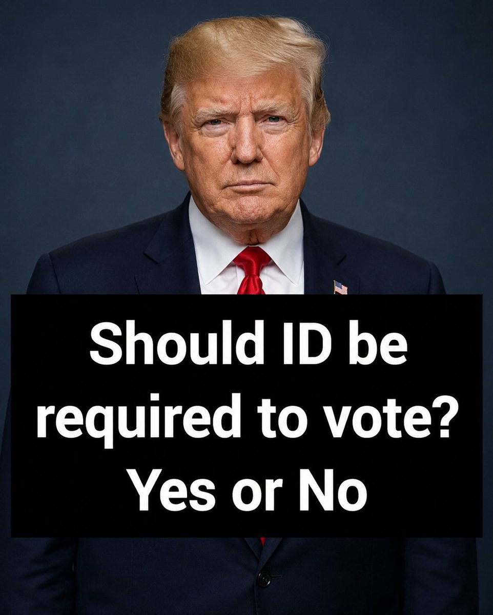 x_mindmirror's tweet photo. 🚨 Public Opinion Poll:

Do you believe voters should be mandated to present a valid photo ID before casting their ballot?

🅰️ Absolutely, yes!
🅱️ No, it shouldn’t be mandatory. https://t.co/0xwO3pyJyK