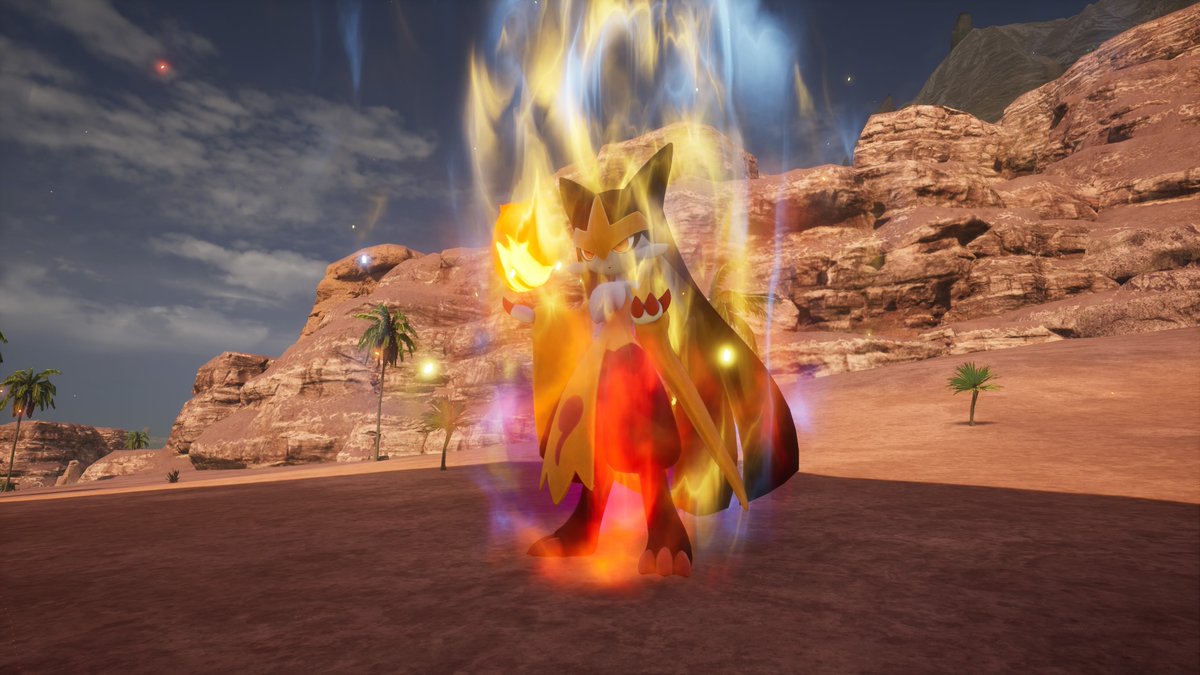 electricalshinx's tweet photo. She be Aura Farming today all four Auras at once XD #Flaracle #Palworld https://t.co/CaVPN40Hem