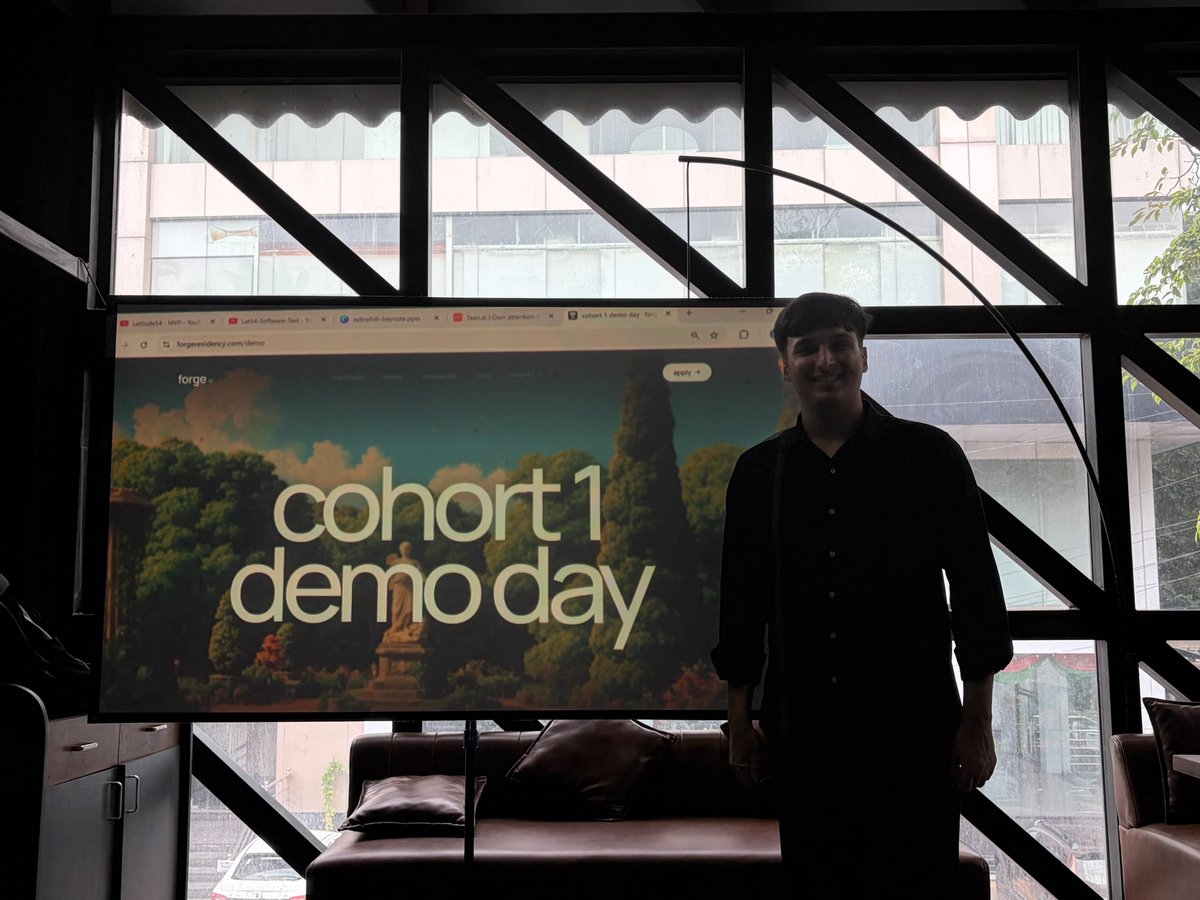 AshishAhujaCIO's tweet photo. Demo Day, in a few frames. So much talent in one room, and a lot of ideas stepping out into the world. Grateful to everyone who came through. https://t.co/aKmDRuvLgs