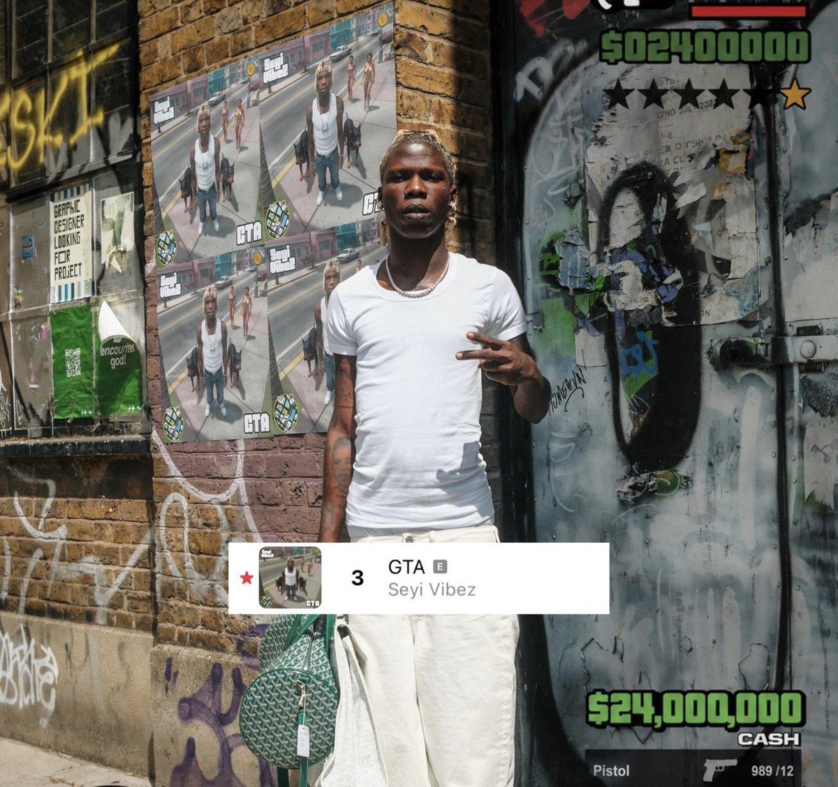 1BENNY7G's tweet photo. SEYI VIBEZ’ “GTA” IS NOW #3 ON APPLE MUSIC NIGERIA! 🔥 https://t.co/XmQLsdzIeZ