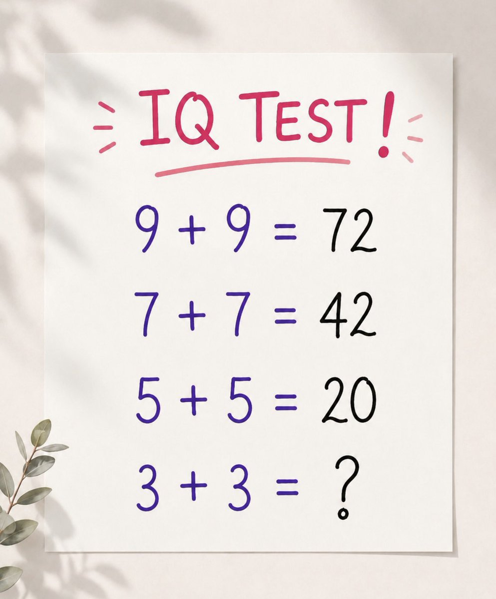 HorsesSphere_15's tweet photo. If you can solve it without using a pen, you're a numerical genius.

Can you find the correct answer? https://t.co/FtYlWFkKVR