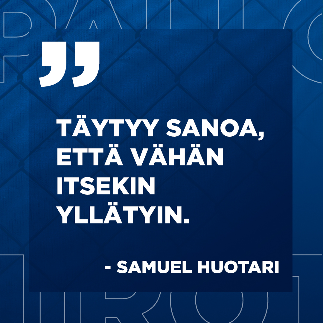 PalloIirot's tweet photo. Välillä taikuri yllättyy itsekin tempustaan, kuten Samuel Huotari tänään nähdessään pallon menevän omasta jalasta maaliin! 🪄

Miesten otteluraportti 📰 : https://t.co/Gfafnc4TRz

#PalloIirot #Kakkonen https://t.co/OFMfMfykz5