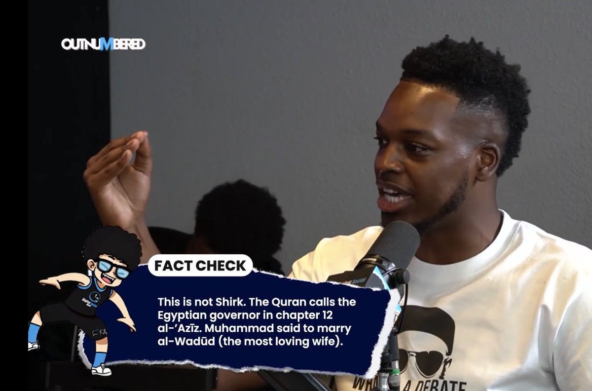 TruthApologia's tweet photo. Who is responsible for this “fact check”?? you have to understand the argument you’re fact checking

Avery explained that calling someone “the most loving” with a qualifier is not shirk (like “the most loving of my friends”)

Logic is referring to THE TITLE OF ALLAH 

it IS shirk https://t.co/jScB4et1rn