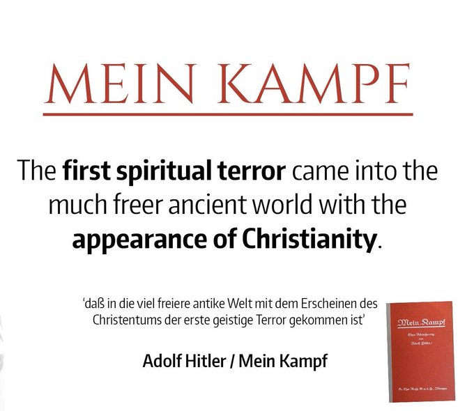 szhidgatel's tweet photo. @1927Capitan @siegekuItur It wasn't just Bormann who thought ill of christianity https://t.co/memMxuEoB8