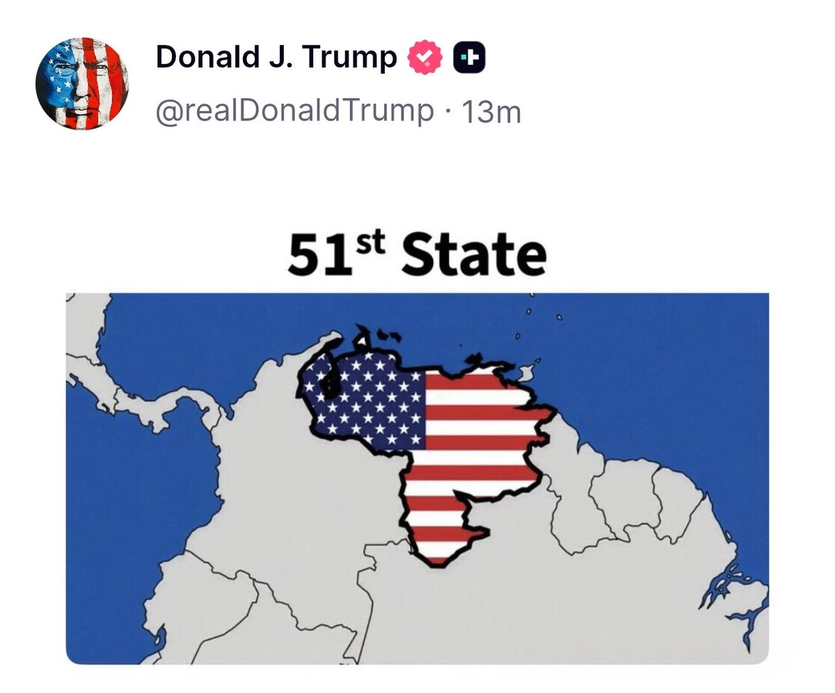 Glenn_Diesen's tweet photo. Trump on social media today: https://t.co/vBpNaC6ef5