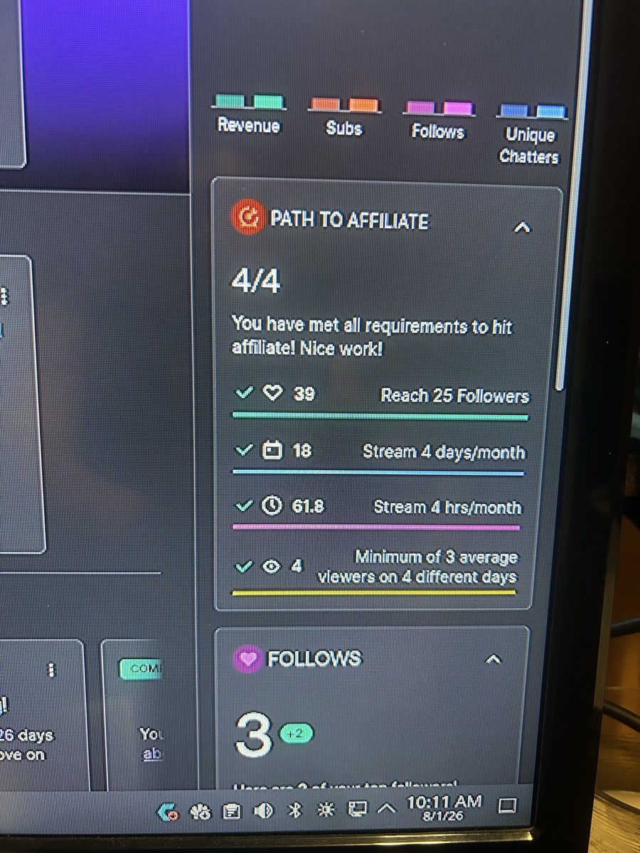 The_Hefty_Heft's tweet photo. I DID IIIIT! 🥳🥳🥳 I finally reached affiliate status! Thank you to EVERYONE for the follows, the chats and fun times while I’m playing games, and this just feels amazing! Thank you all so much for the support! 🙌🏻❤️ I can’t wait to do even more! https://t.co/62BseRMEle