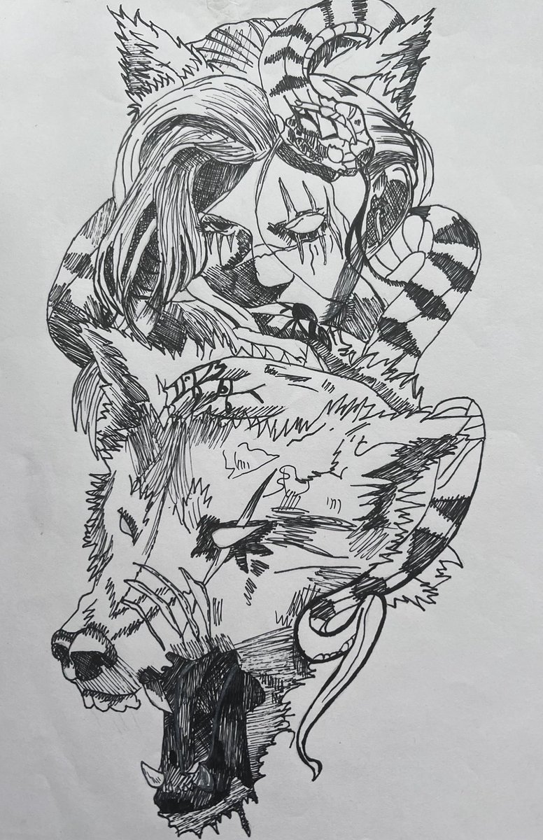 Yuki731682's tweet photo. A drawing i did back in 2016 when i was using references https://t.co/SkaZQkJx97