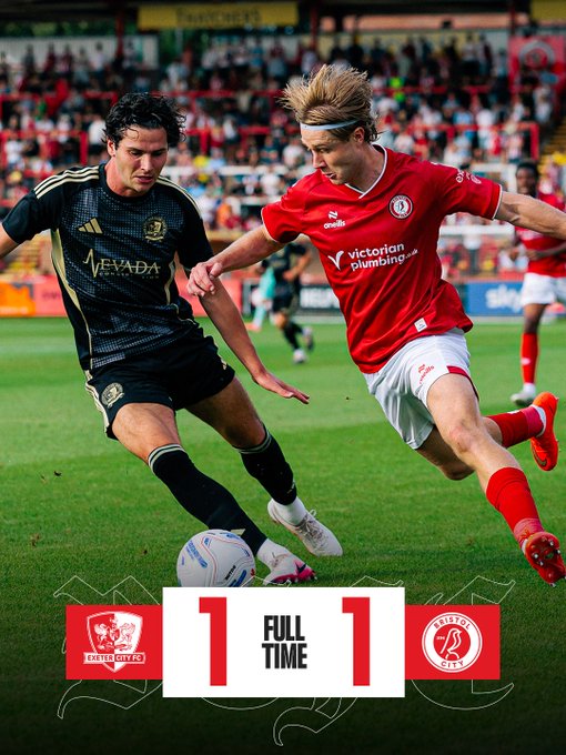 TheZane15's tweet photo. #BristolCityFC #BristolCity #BCFC #BRC #PLYBRC #EXEBRC #PostMatchReaction #TheZane15 #TheBCFCZane15 #TheBRCZane15
Post Match Reaction. City's day out down in Devon ends in both games ending as a draw against Plymouth Argyle & Exeter in their final pre season games ahead of 26/27 https://t.co/qCiY4glWXO