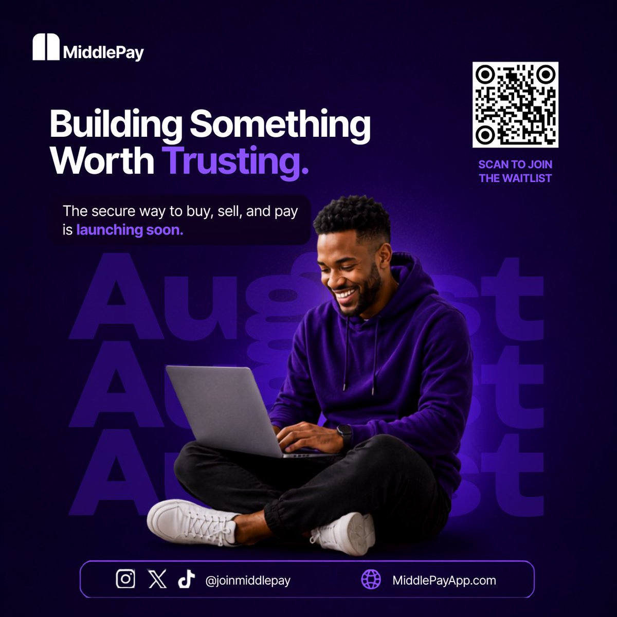 joinmiddlepay's tweet photo. August is here.

New goals. New opportunities. 
And soon, a better way to transact.

We're building something that gives buyers and sellers the confidence to do business without unnecessary risk.

Stay close—MiddlePay is launching soon. 🚀

🔗 https://t.co/20GupLBgVT https://t.co/xNurrclkIa