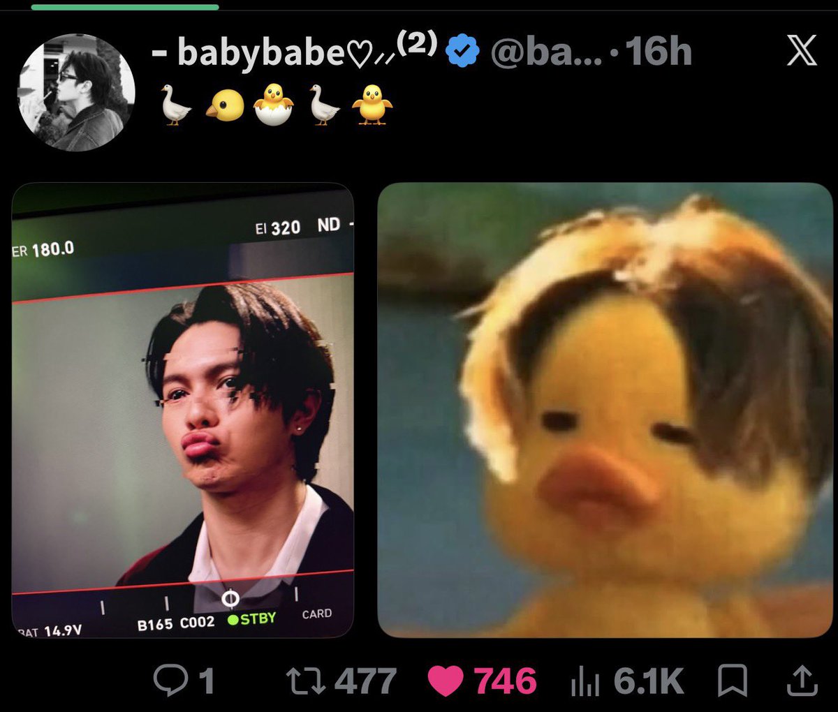 starrysbb's tweet photo. he brought this upon himself ngl https://t.co/ze8XLpf56A
