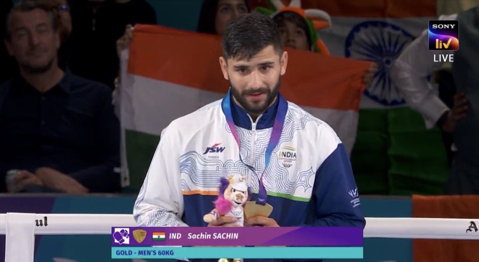 TheKhelIndia's tweet photo. IT IS 8/10 BOXING GOLD FOR INDIA AT CWG 🥇

- A Historic Campaign for Indian Boxing  🇮🇳🥊 https://t.co/ltFN7PkfWe