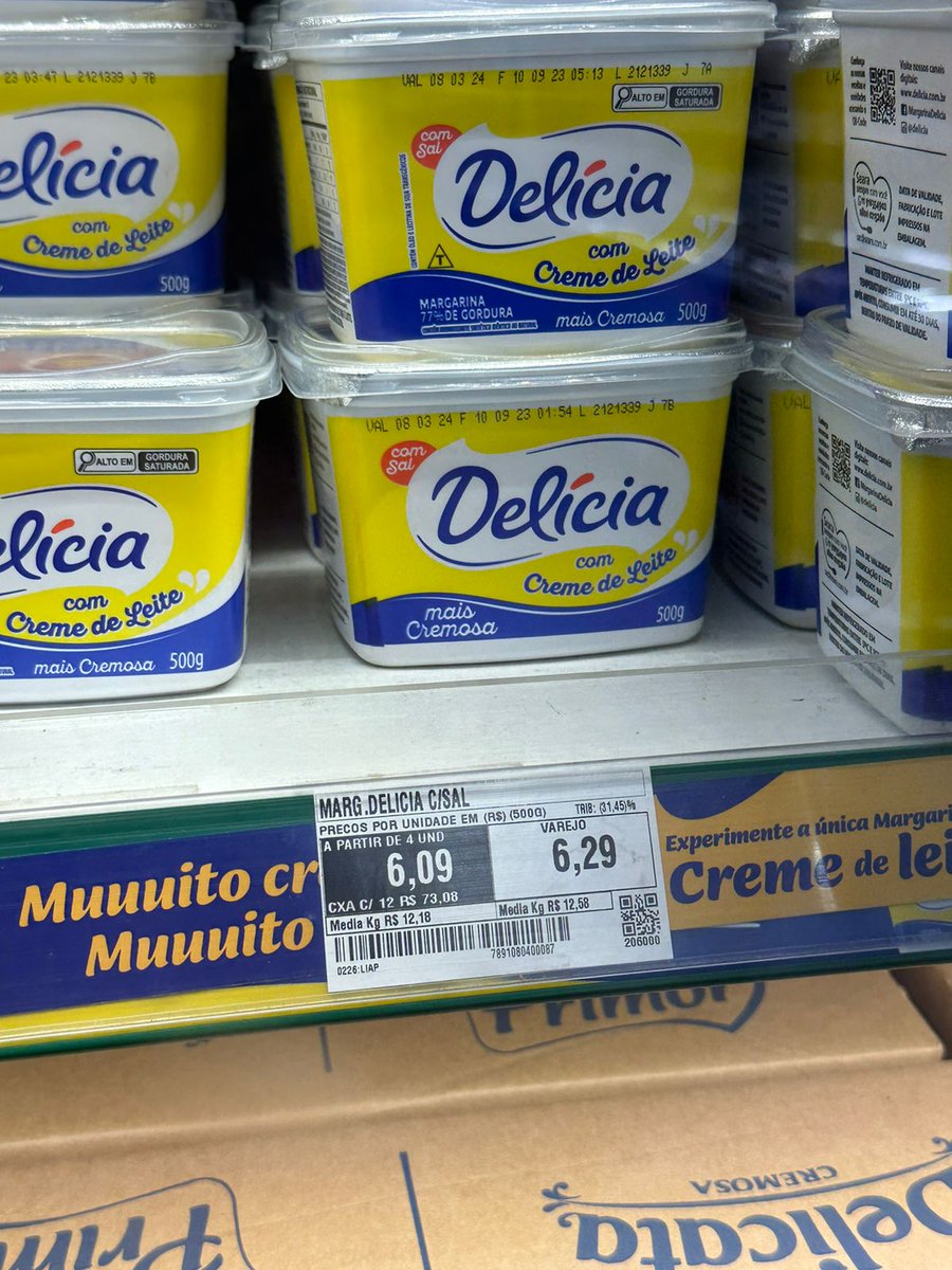 minhainflacao's tweet photo. 42,28% de alta na Margarina Delícia.

2023-2026

E aí onde você mora ? subiu parecido ? https://t.co/O7UbAkn62R