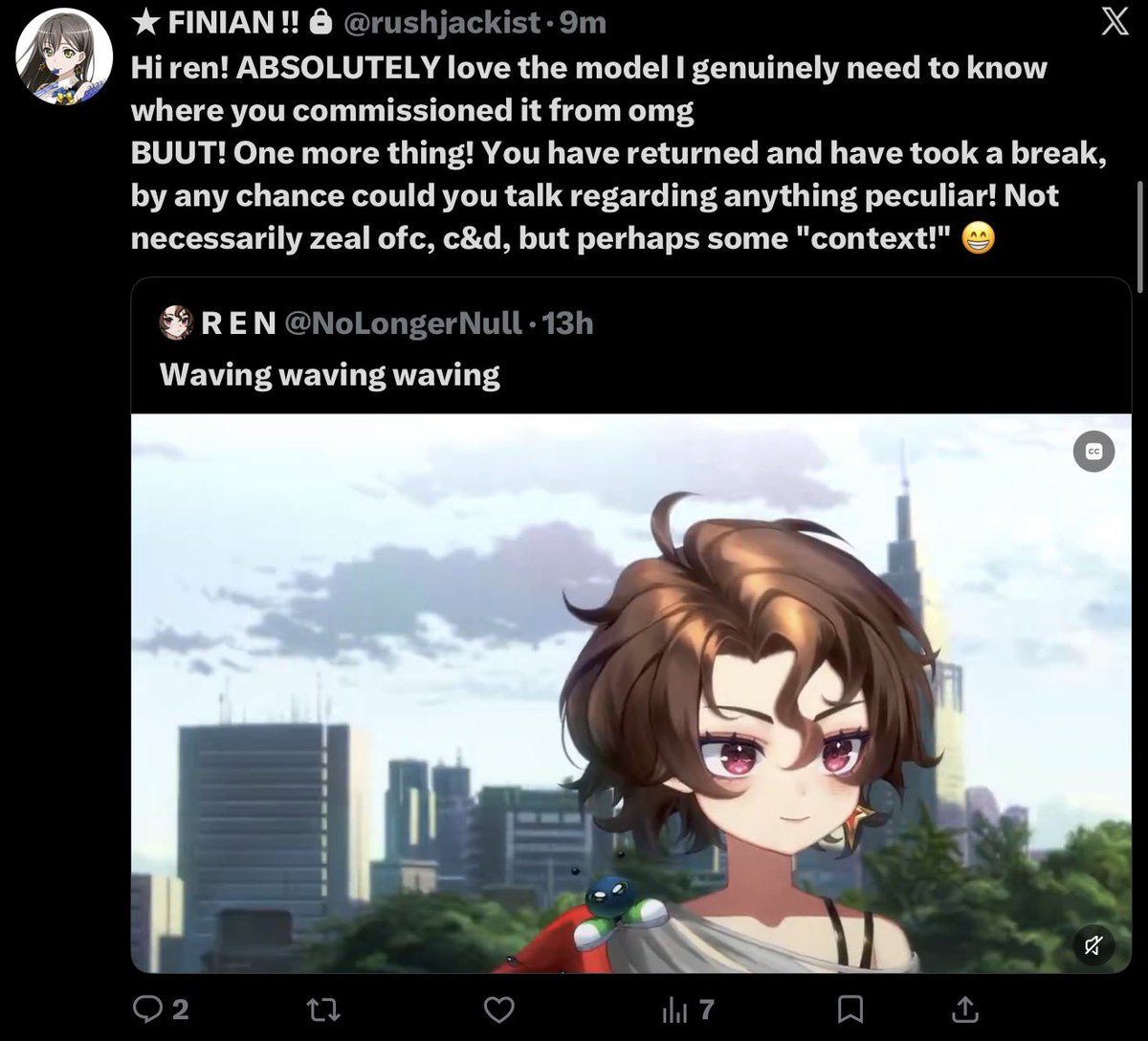 absolutefinian's tweet photo. rampage I had in priv yes I was extremely toxic on this but being on my priv is bound to me saying stuff in a toxic way so

I still wanna know what artist she commissioned tho lowkey... https://t.co/HfFAqQaTPd