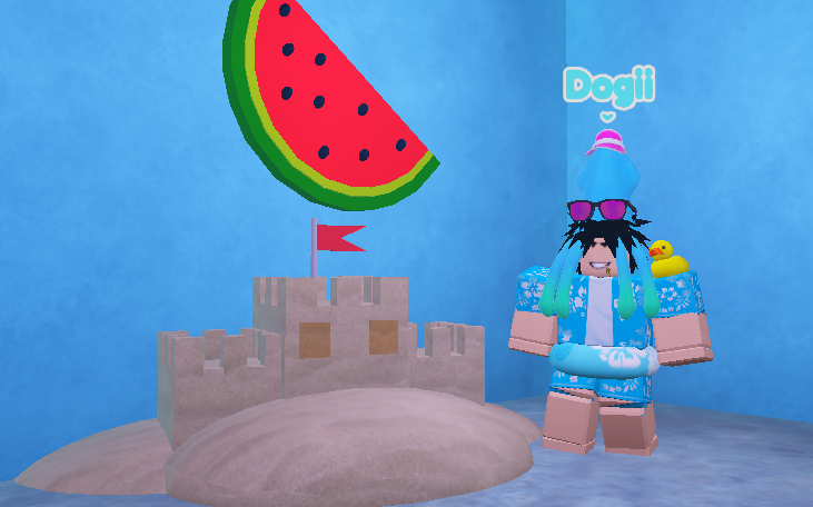 KobiTheBean's tweet photo. Our Summer Event is finally here! 
Stop by the Shop and talk to Dogii It looks like he could use a little help... 
Complete the quest, and you'll be rewarded with a brand-new companion! 

https://t.co/LaLsz24I9a

#roblox #robloxgame #robloxevent https://t.co/fugqRkycoT