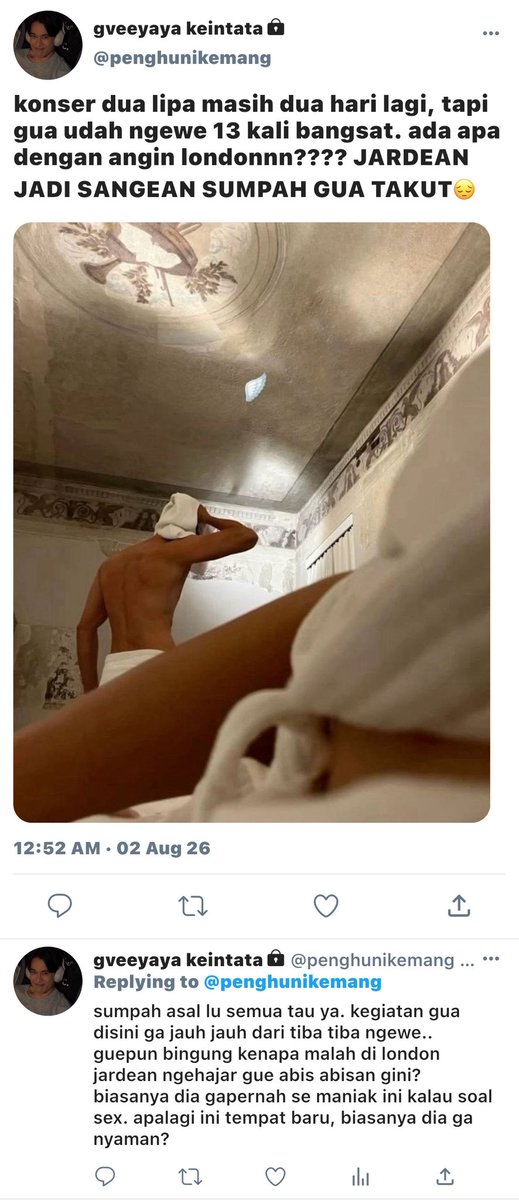 brittanysgarde2's tweet photo. ; jossgawin few tweets au
serba-serbi fiance-era di london (part 1)

disini ada yang taukah angin london mengandung apa? soalnya jardean jadi… https://t.co/lERGef7jcP