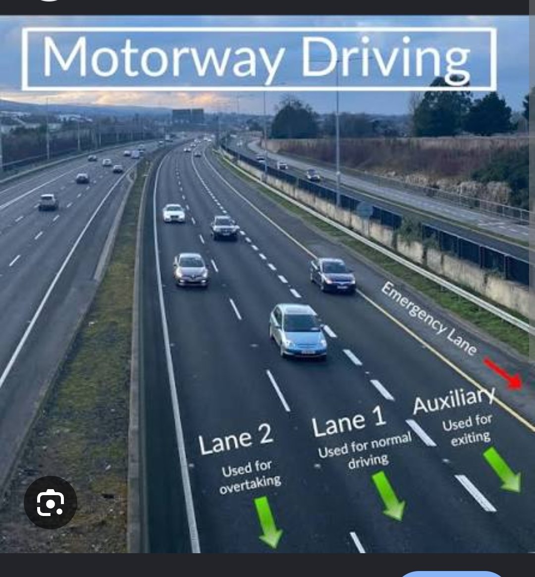 curlygalll's tweet photo. Why can't people take the clue from the named overtaking lane, not the put it in cruise control and be a road hazard lane! https://t.co/P1leYp4bRP