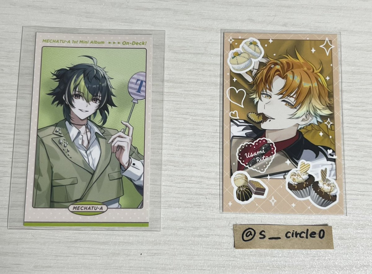 s___circle0's tweet photo. 【交換】にじさんじ MECHATU-A ミニアルバム On-Deck!  特典 フォトカード

【譲】画像参照
【求】東💛

郵送での交換希望です。
検索からもお気軽にお声がけください😌 https://t.co/9iB4uFrap7